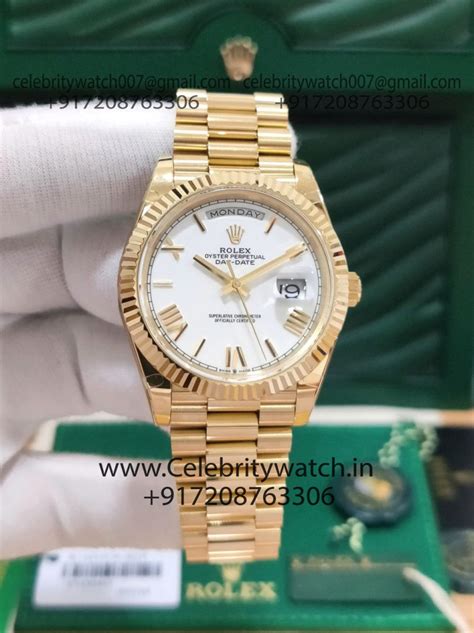 gold rolex presidential replica|best rolex clone watches.